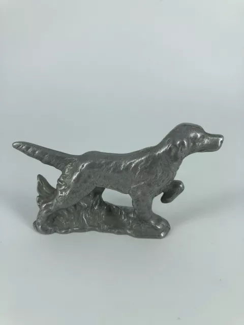 Vintage Irish Setter Dog Metal Figurine