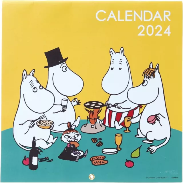 MOOMIN 2025 WALL Calendar Square Moomin Village Tove Jansson Japan NEW