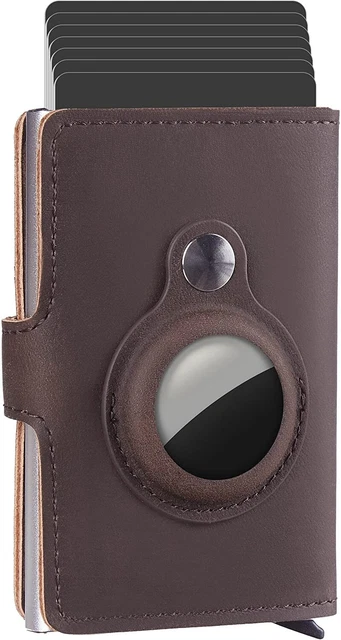 🔥  Slim RFID Mens Wallet Money Clip Blocking Credit Card Holder  Air tag Holder