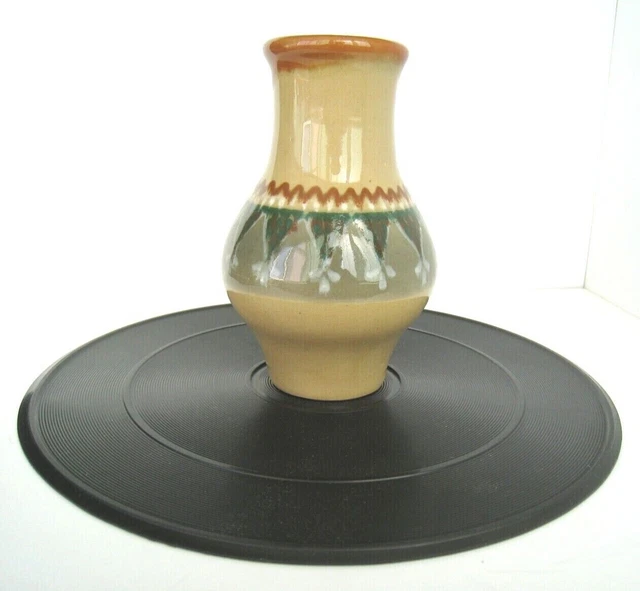 Ukrainian Home décor pottery vase handmade raku ceramic gift for her
