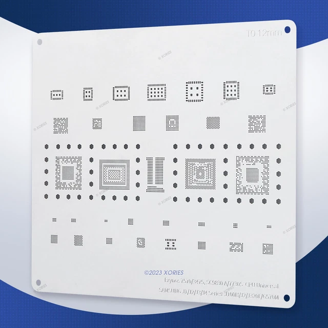BGA Heated Directly Reballing Template for Samsung J1/J2/J3/J4