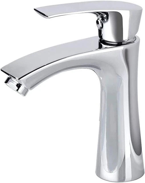 AiHom Grifo de Lavabo para Baño Solo Agua Fría Estándar Universal KIT INCOMPLETO