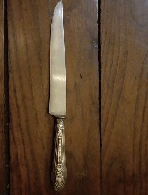 Couteau Et Fourchette à Découper Argent Massif – Manche En Argent Sterling – Paris