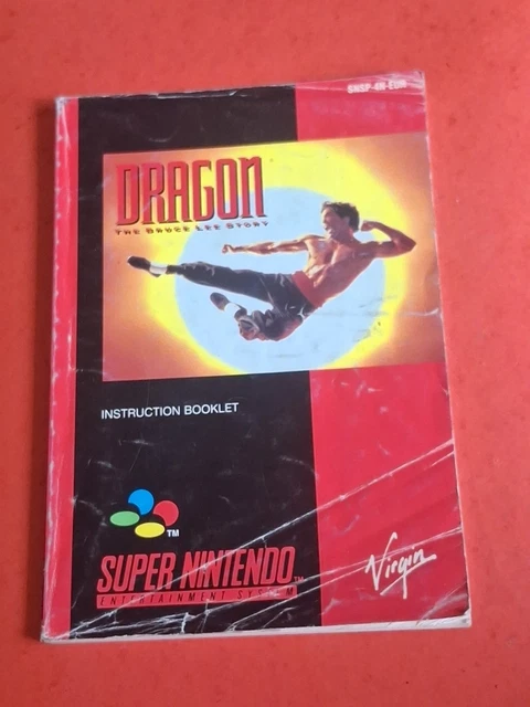 Jeu Sega Megadrive Dragon The Bruce Lee Story - Cartouche Seule (loose), Fonctionne, Année 1991