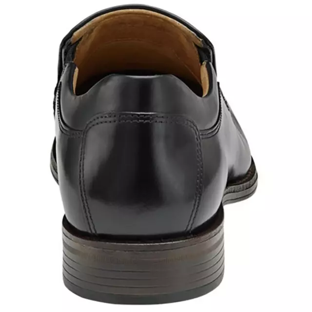 JOHNSTON & MURPHY Mens Lewis Venetian Black Loafers Shoes 8 Medium (D ...