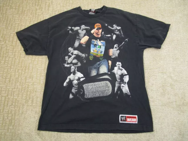 John Cena Shirt Men Extra Large Black WWE You Can’t See Me Cenation Y2K 00s