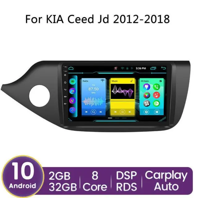9in Android 8-core Car Stereo Radio GPS CarPlay 2+32GB For KIA Ceed JD 2012-2016