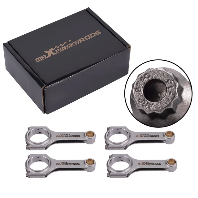 Racing H-Beam Connecting Rod+ARP2000 Bolts Fit for Fiat Abarth 850 A112 117mm