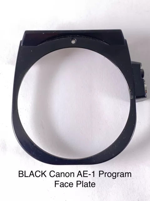 BLACK Genuine CANON AE-1 Program FRONT COVER Face Plate Replacement Part OEM