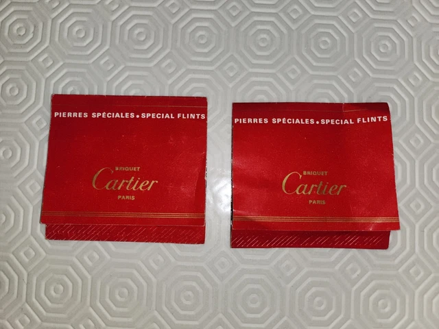 CARTIER : Lot de 8 Pierres Spéciales pour Briquet CARTIER