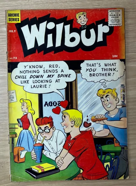 Wilbur Comics #73 Archie Comics Silver Age teenage  humor funny g/vg