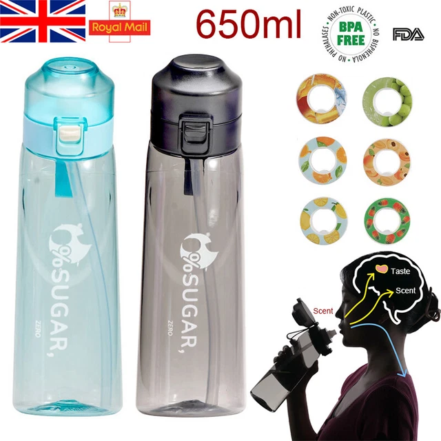650ML AIR UP Water Bottle with 7 Fruit Fragrance Bottle Flavored Taste