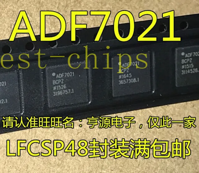 10PCS ADF7021 ADF7021BCPZ High Performance NBand Transceiver ICQFN   #E3