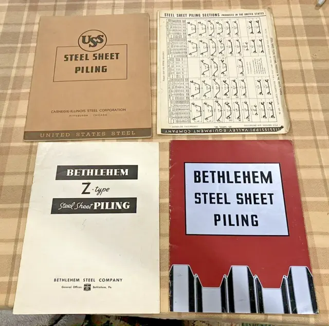 3 Sheet Piling Catalog Bethlehem Steel & Z Type United States Steel Carnegie-Ill