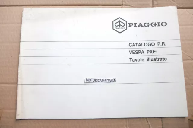 Per Piaggio Vespa PX E 125 150 200 catalogo ricambi  spare parts catalogue