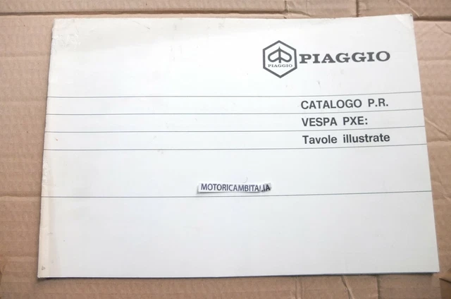 Per Piaggio Vespa PX E 125 150 200 catalogo ricambi  spare parts catalogue
