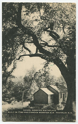 Daniel Webster Birthplace. Photo Postcard W/Stamp, 1948.