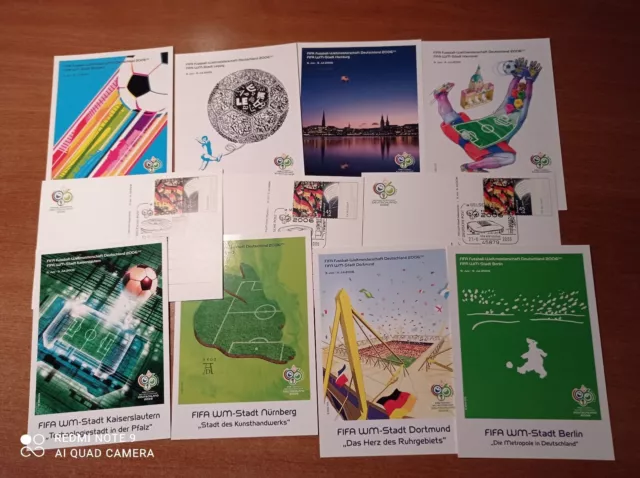 Lotto Cartoline Postali - Germania - Stadi Di Calcio - Fifa