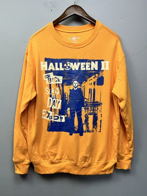 HALLOWEEN II Michael Myers/The Shape Crewneck Sweatshirt Womens Medium Horror