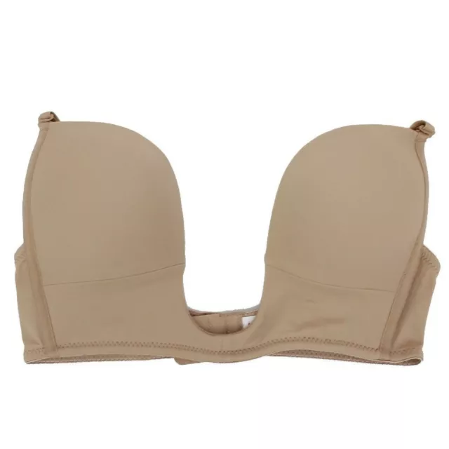 SEXY V SHAPE Push Up Deep Plunge Convertible V BRA Max Cleavage
