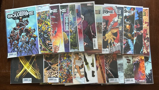 X Lives & Deaths of Wolverine 1 2 3 4 5 Complete Series X-Men Marvel 24 Variants