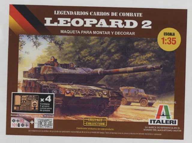Maquette char Léopard 2 1/35