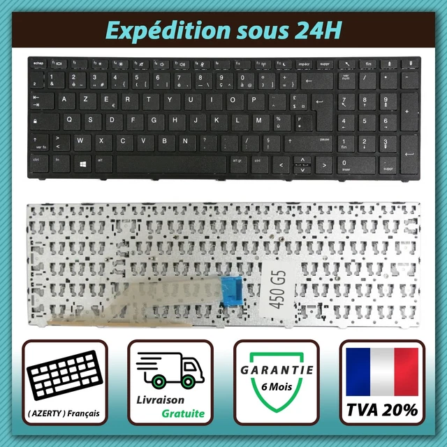 Tastiera Originale HP Pavilion AZERTY Francese – V140546DK1 FR 708168-051 Con Telaio - Foto 6