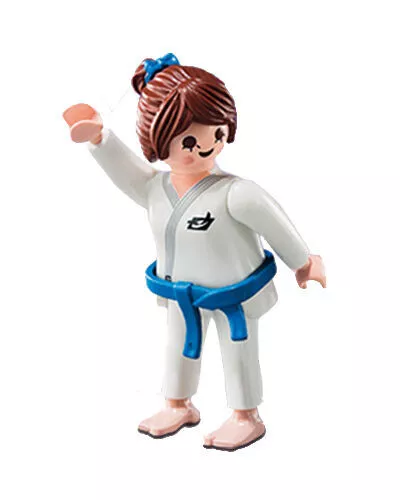 Original PLAYMOBIL Figurines 6841 - Série 10 Fille - Judoka Karateka