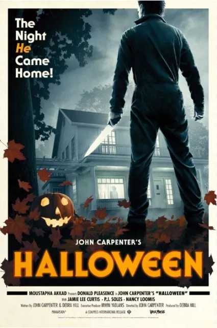 Halloween Michael Myers Art Print Movie Poster Matt Ferguson signed - not MONDO