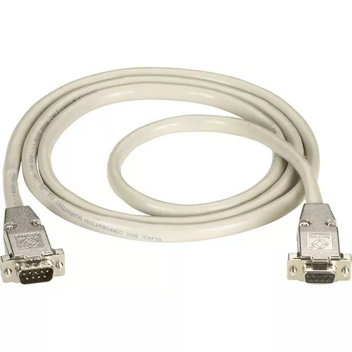 NEW Black Box EDN12H-0005-MF DB-9 Extension Cable - Male Serial Female 5ft White