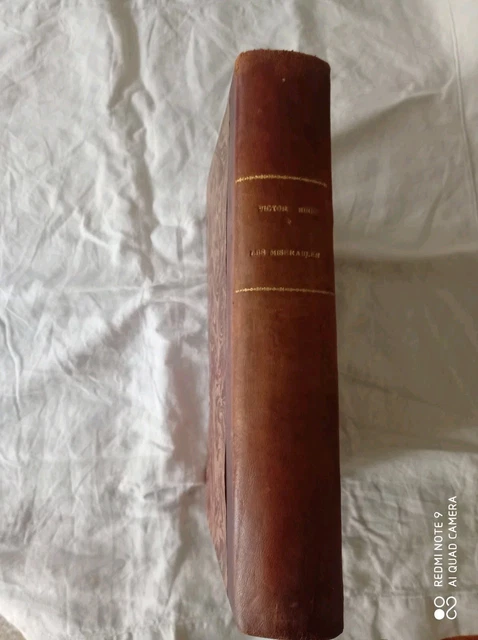 Victor Hugo Les Misérables - Édition Originale 1862 - Reliure Signée A. Sudre - EO