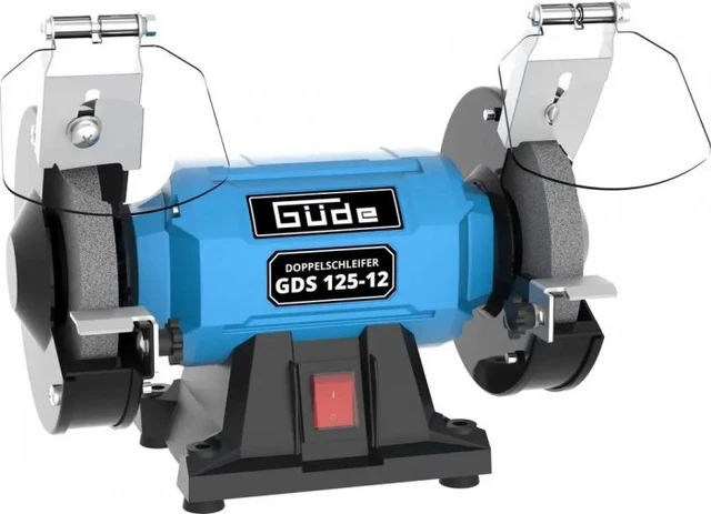 Touret à Meuler Double 120W 125mm WilTec - Affûtage Et Ponçage - 220-240V - Neuf Avec Garantie