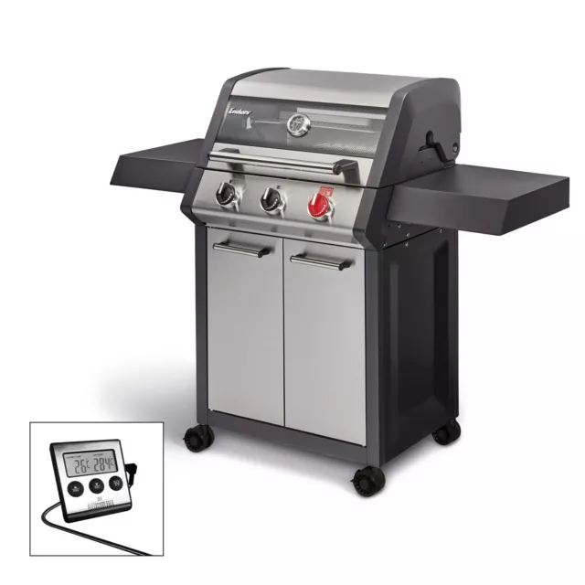 Enders Gasgrill Monroe ProX3 S Turbo Standgrill Gartengrill BBQ Grill Grillwagen
