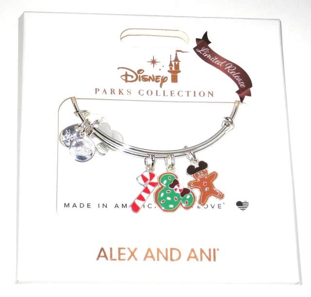 DISNEY PARK ALEX & Ani Bracelet Christmas Food Mickey Gingerbread Candy