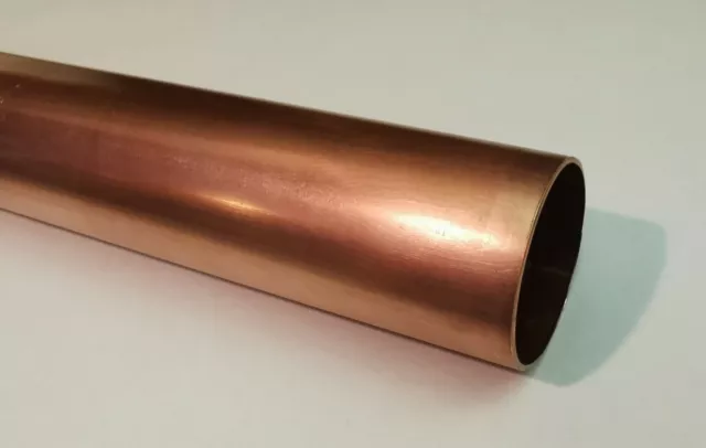 2" Copper Pipe Sold By The Inch, Reflux Column, Alcohol, Distilling, Moonshine