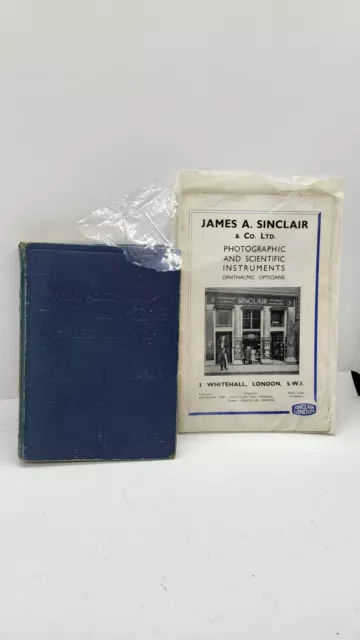 Minitography and Cinetography, Wallace Heaton equipment book, 1939 & J Sinclair