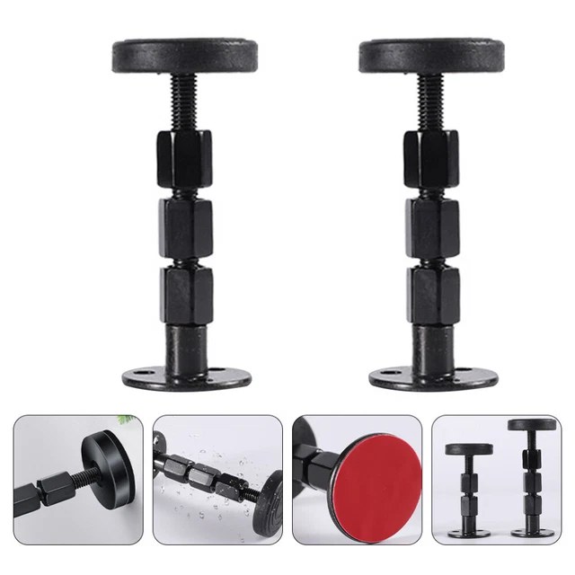 Soporte de cama telescópico de acero inoxidable contra la pared