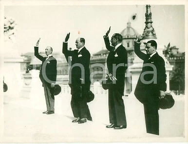 1929 ROMA FRANCESCO LUDOVISI rende omaggio al MILITE IGNOTO