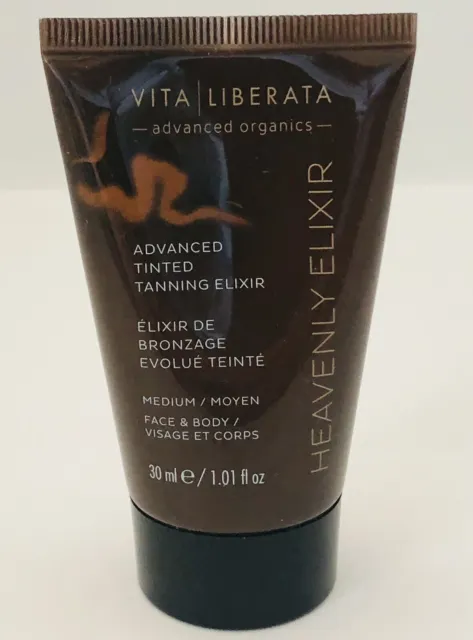 Vita Liberata Heavenly Elixir Gradual Self Tan in Medium Travel Size 30ml sealed