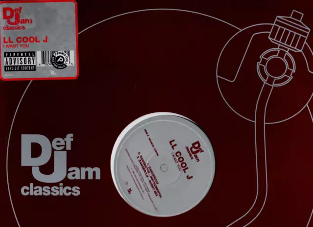 LL COOL J ~ I Want You/Dangerous ~2007 UK Def Jam label PROMO 5-track 12" vinyl