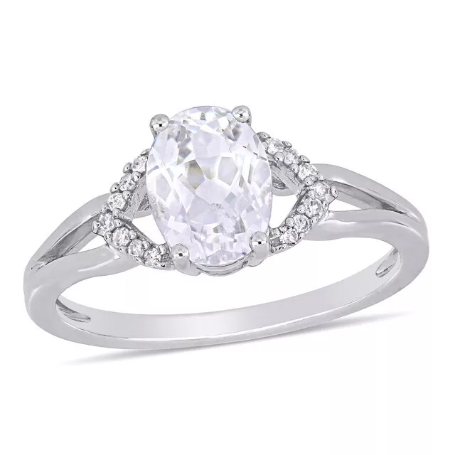 Amazing Design 1.45 CT Oval Cut Moissanite Diamond Split Shank Engagement Ring