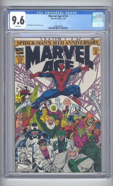Marvel Age 114 - 1992 - CGC 9.6
