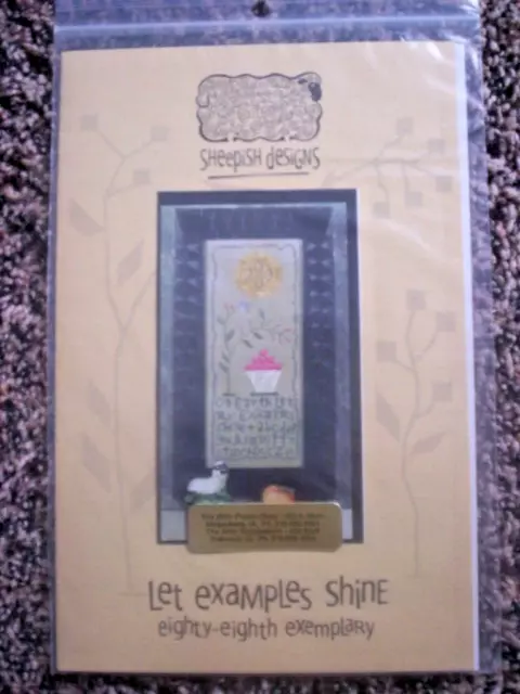 Sheepish Designs Cross Stitch'' Haste ye Back'' CHART eight-eighth exemplary NIP
