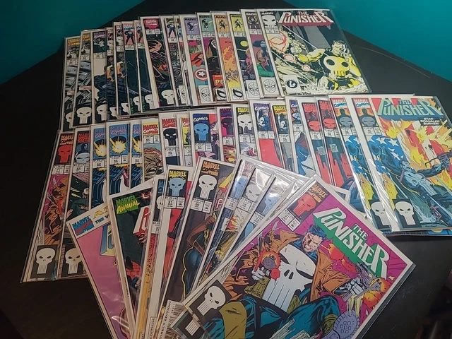 Marvel Comics The Punisher (1987-1993) - 44 Book Lot