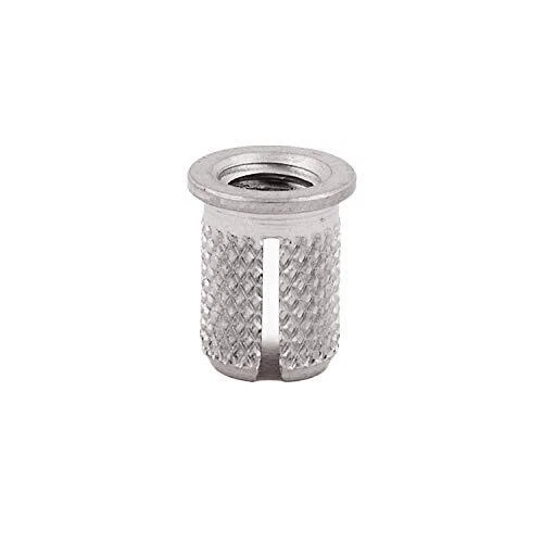 Threaded Insert for Plastic Flanged Stainless Steel Thread Inserts M4-0.7 Pac...