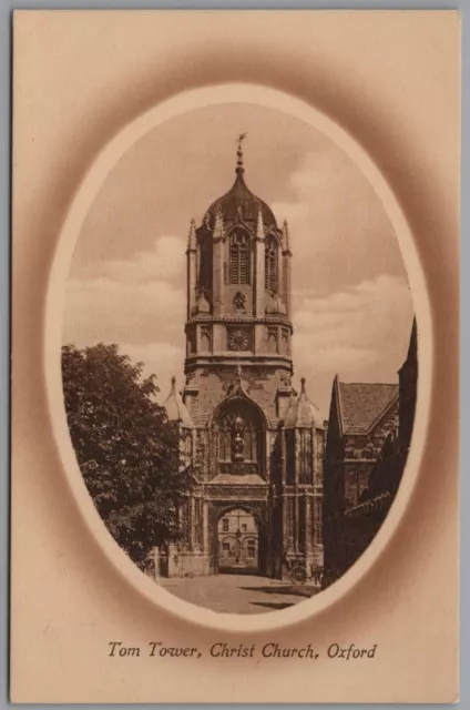 Tom Tower Christ Church Oxford University Oxfordshire England Postcard