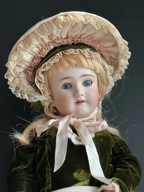 Antique German Large 28” Heinrich Handwerck Simon Halbig Bisque Head Doll