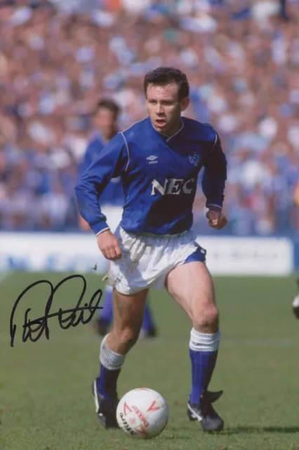 Peter Reid 9, signed 12 x 8 Everton FC picture