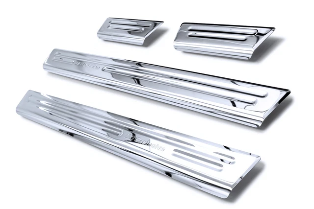 Protezione Battitacco Per Volkswagen T-Roc 2017- - Acciaio Inox, Design Exclusive - Foto 4