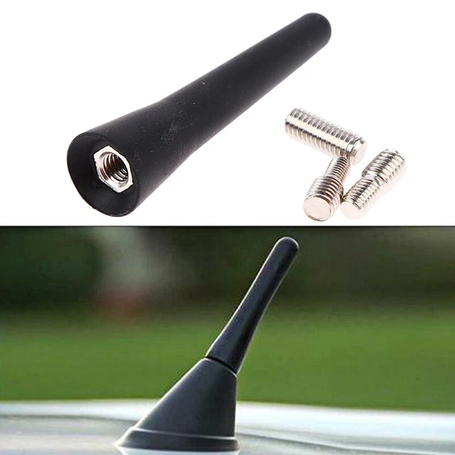 Universal Car Antenna 2.5 Inch Short Car Aerial FM/AM Inputs M4 M5 M6√√